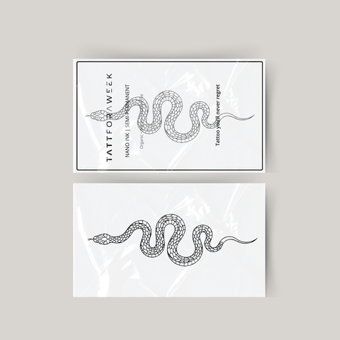 Tatuaggio temporaneo grande serpente