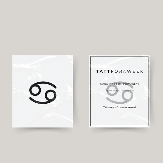 Tatuaggio temporaneo segno zodiacale Cancro