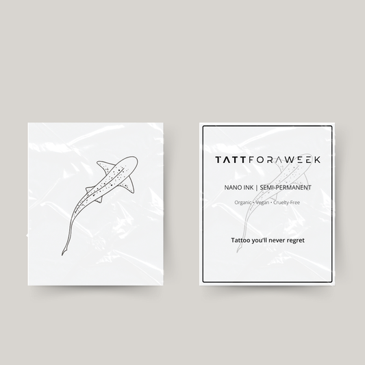 Tatuaggio temporaneo squalo tigre