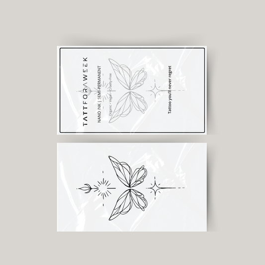 Tatuaggio temporaneo unalome farfalla