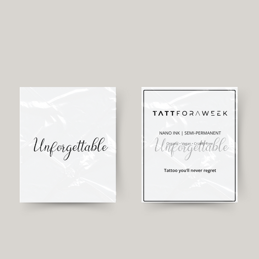 Tatuaggio temporaneo indimenticabile