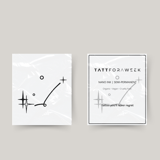 Tatuaggio temporaneo stelle della Vergine