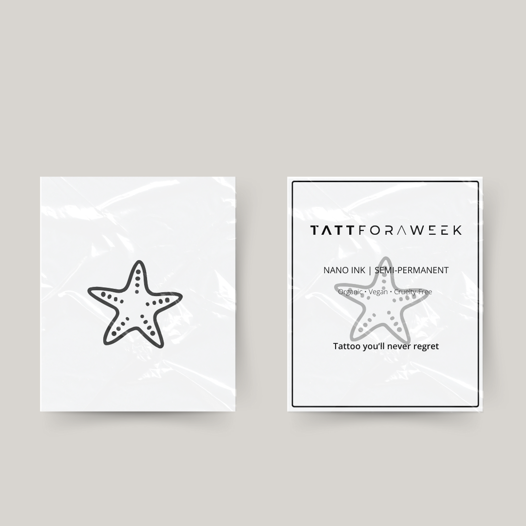 Tatuaggio temporaneo stellina marina