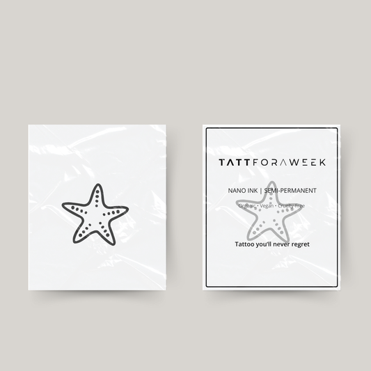 Tatuaggio temporaneo stellina marina