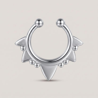 Nep septum tribal zilver