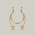 Nep septum clip goud