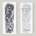 Teschio della manica del tatuaggio Nep