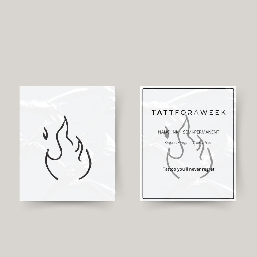 Fuoco del tatuaggio temporaneo
