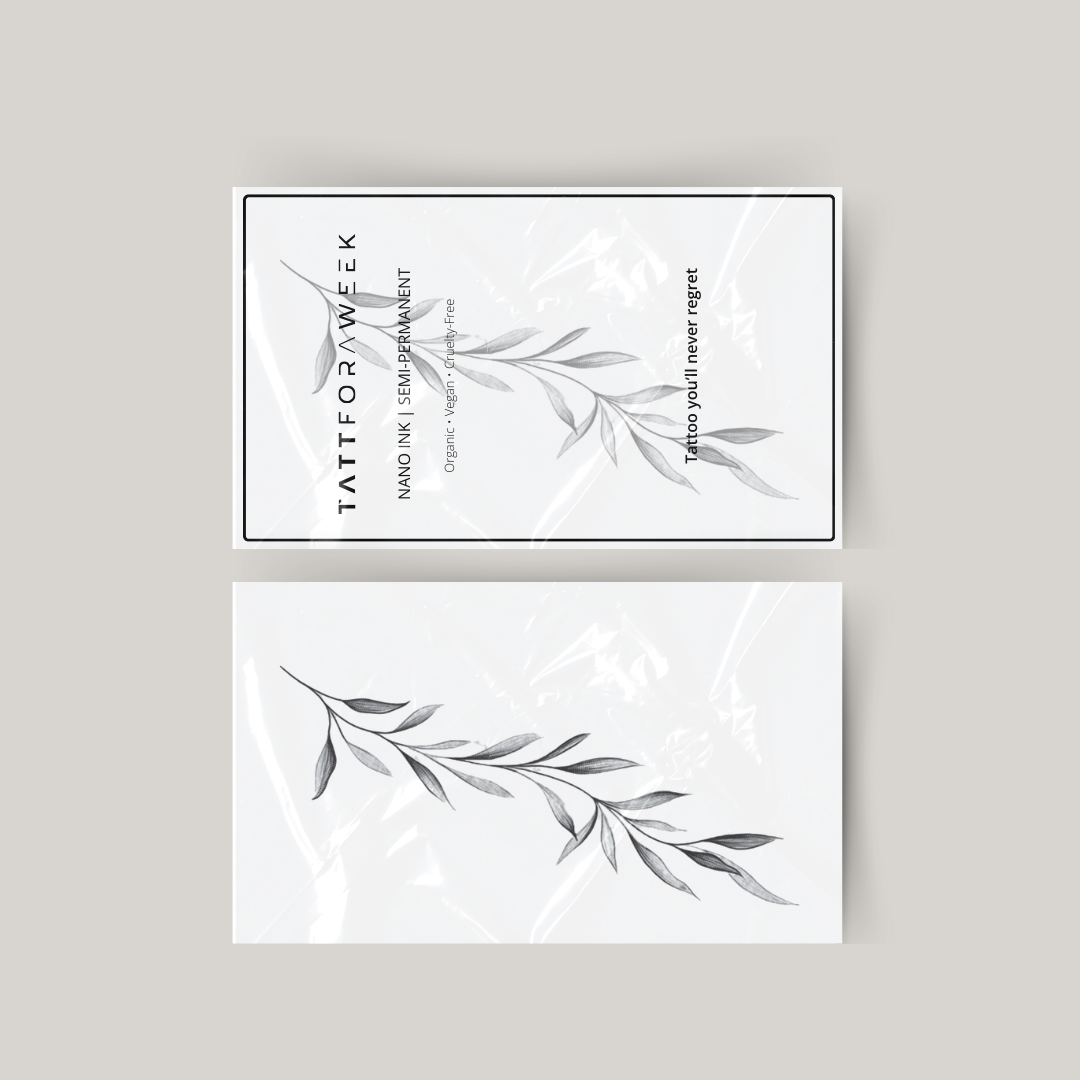 Tijdelijke tattoo grote plant