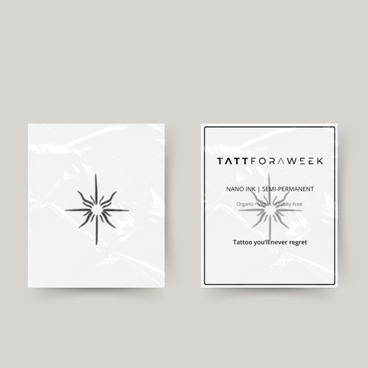 Tijdelijke tattoo ster