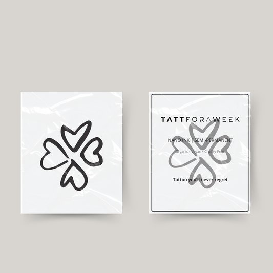 Tijdelijke tattoo vier hartjes